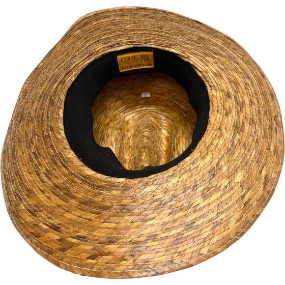 GoldCoast Sunwear Peter Grimm Straw Western Hat Bull Natural OSFM - Picture 6 of 8